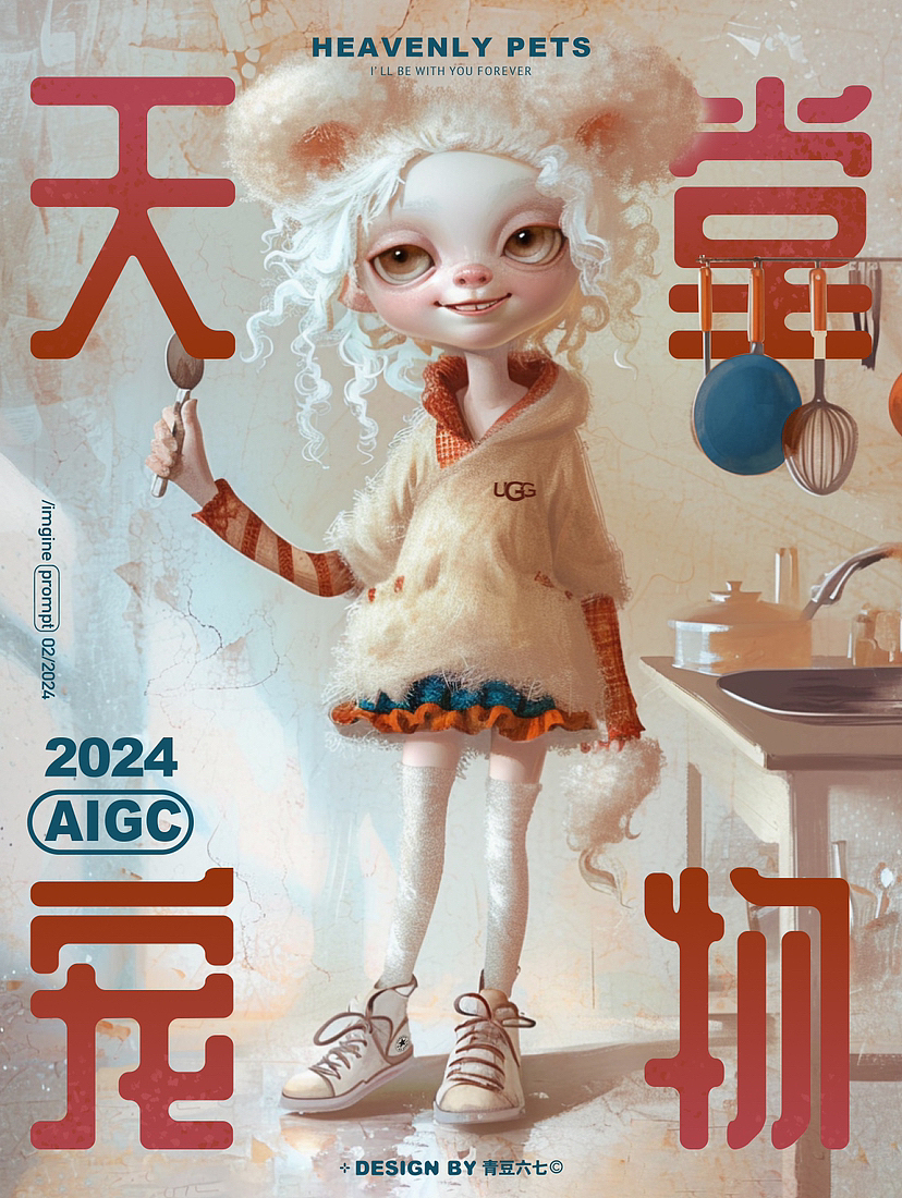 AIGC天堂宠物是精灵（图ZMzYwNDkxMTQw） - AI作品 - 站酷设计师LLQ柳青青原创素材 - 站酷ZCOOL