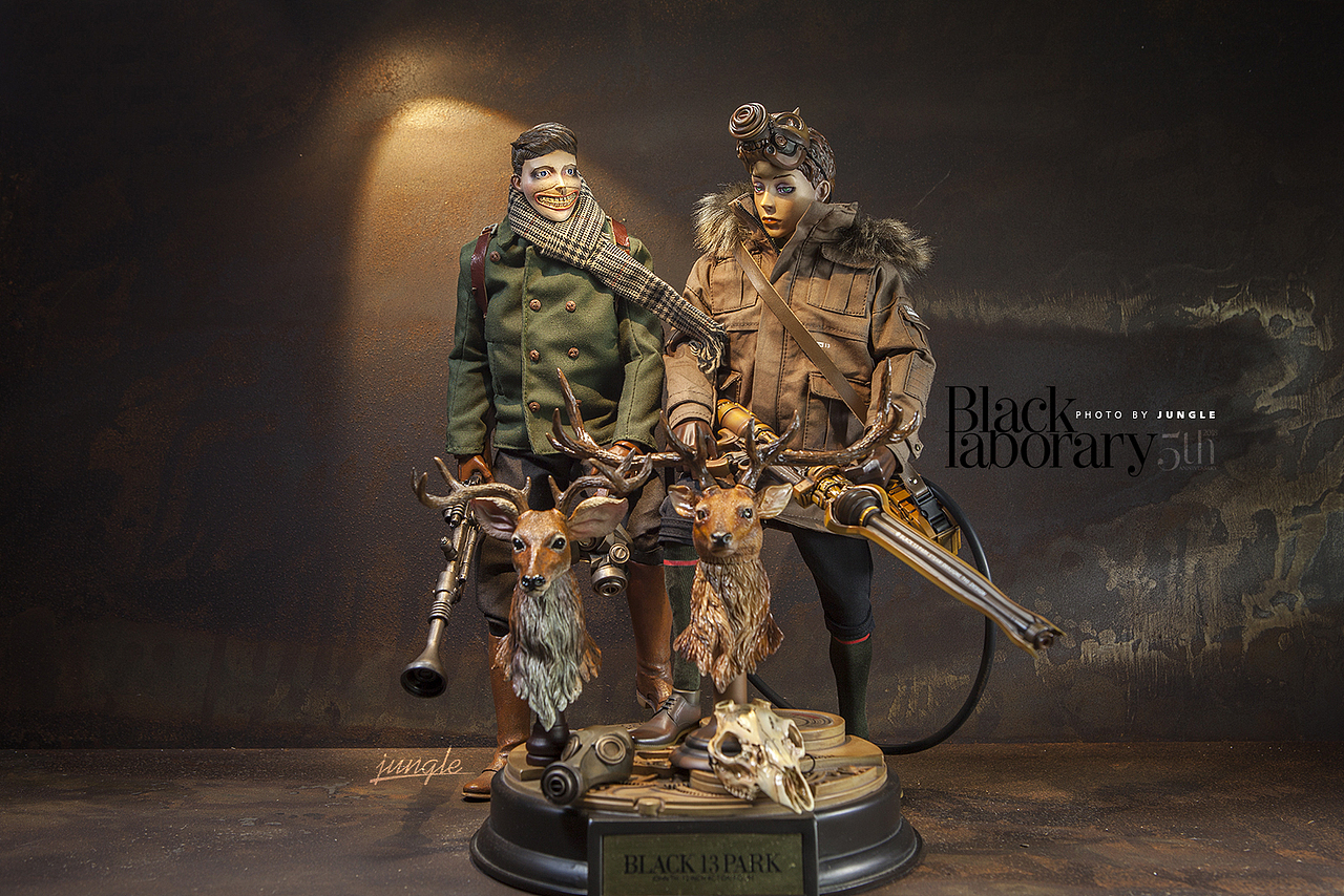 BLACK 13 PARK五周年紀念版暗夜幽靈作戰組 I 長角馴鹿（图ZMTM4ODA1MDM2） - 手办/模玩 - 站酷设计师jungleBK13原创素材 - 站酷ZCOOL