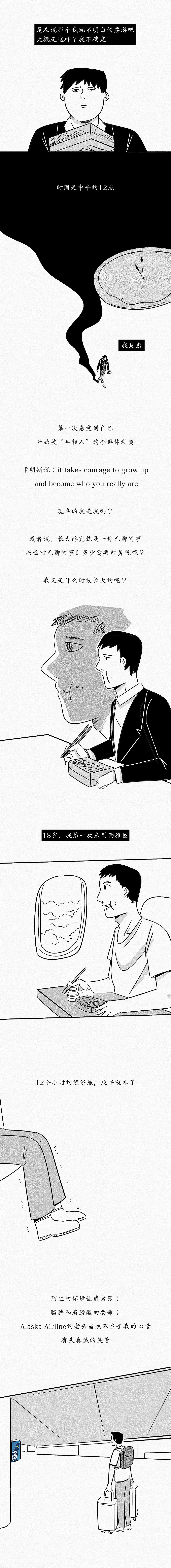 留学生|毕业7年|100次焦虑|101次没有放弃（图ZMjM4NDY5NDI4） - 中/长篇漫画 - 站酷设计师火锅人三木原创素材 - 站酷ZCOOL