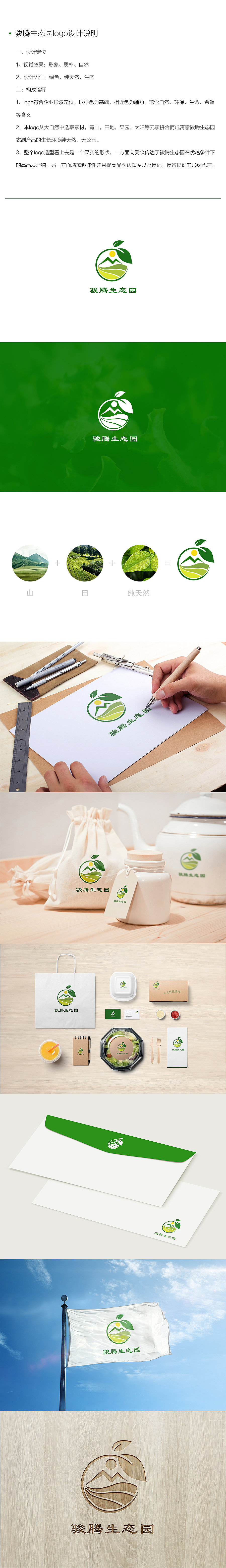 骏腾生态园logo设计（图ZODg4MzYyNjg=） - Logo - 站酷设计师huangguozhi原创素材 - 站酷ZCOOL