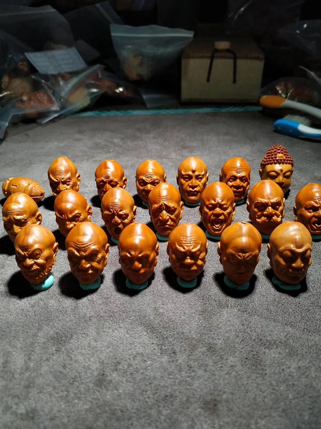 写实十八罗汉（图ZMTQwODkyMTU2） - 手办/模玩 - 站酷设计师依人核趣原创素材 - 站酷ZCOOL