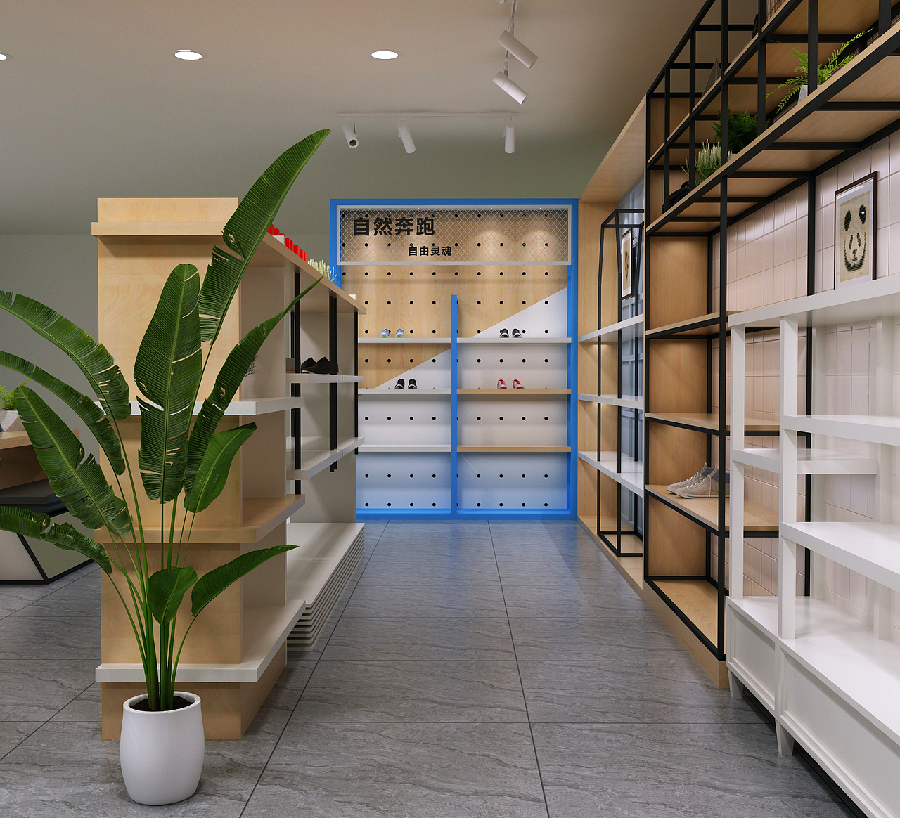 鞋店（图ZMTQ5ODExODY0） - 家装设计 - 站酷设计师KELP先生原创素材 - 站酷ZCOOL