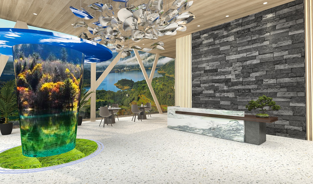 游客中心设计项目|空间|家装设计|渲风 - 原创作品 - 站酷 (zcool)