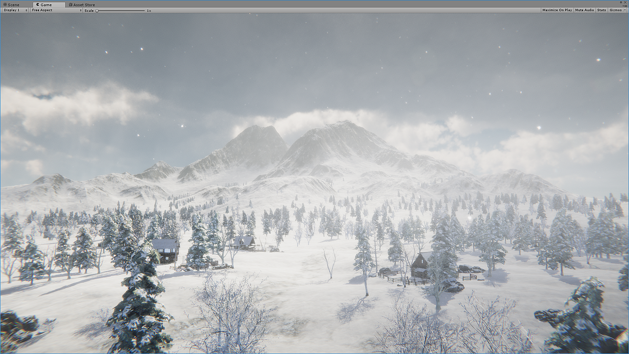 Unity 雪山地形