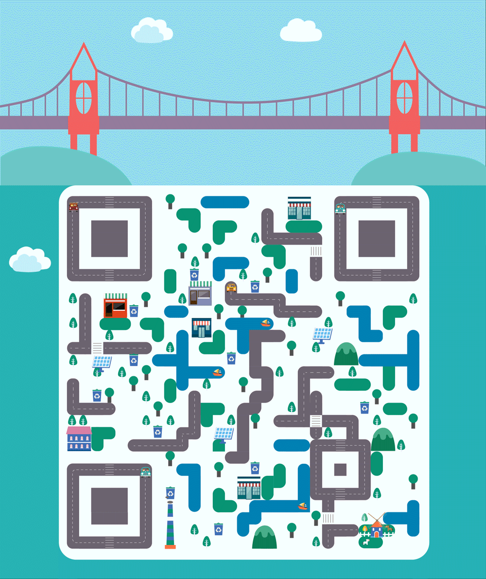 动态二维码（图ZOTQzMTkxMzI=） - 其他三维 - 站酷设计师晴yooh原创素材 - 站酷ZCOOL