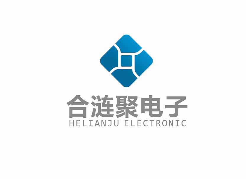 合涟聚电子 logo设计