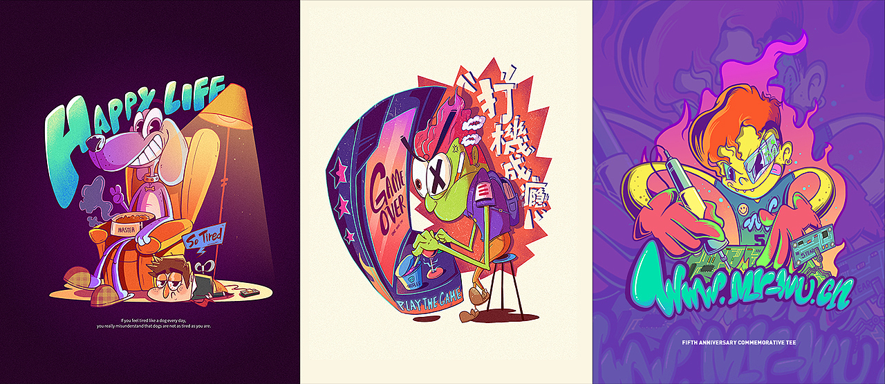 #2019年度作品总结#（图ZMTkxMjM1ODQ0） - 商业插画 - 站酷设计师石神大叔Rega原创素材 - 站酷ZCOOL