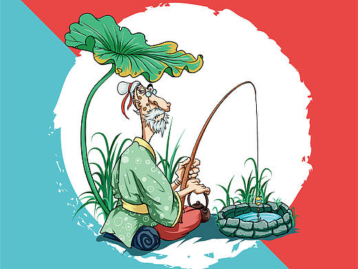 徐州方言人物拟人插画