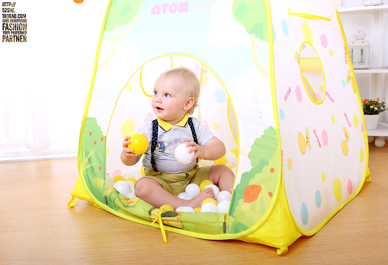 儿童帐篷玩具拍摄 毛绒婴儿玩具公仔产品淘宝摄影女装鞋子童装积木食品静物拍摄服务