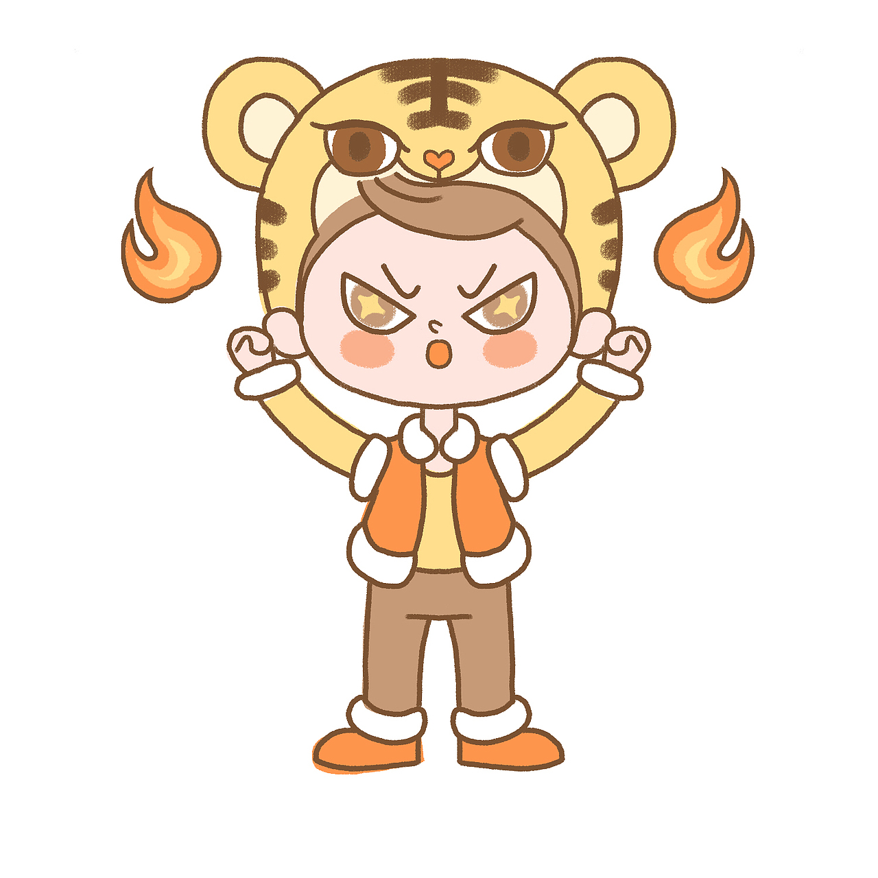 小老虎（图ZMjgwMDc4MjY4） - 商业插画 - 站酷设计师a戈喵原创素材 - 站酷ZCOOL