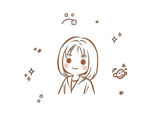 Q版头像卡通头像照片转手绘线描小头像
