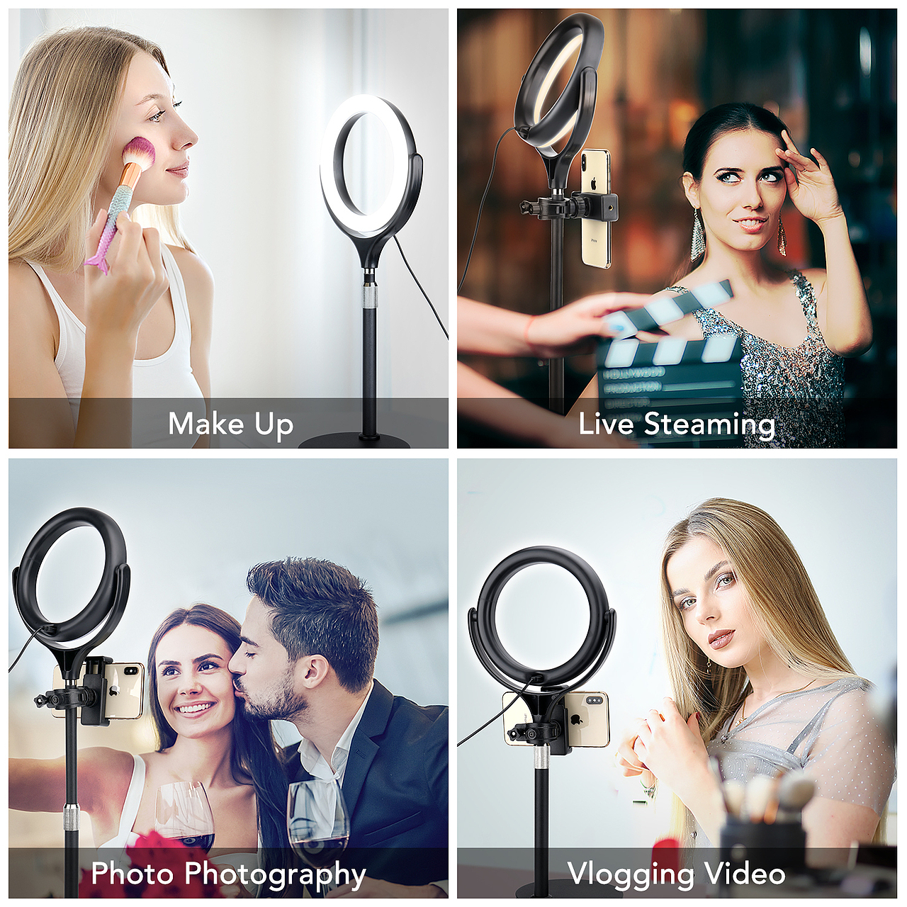 欧洲站-化妆圆形灯