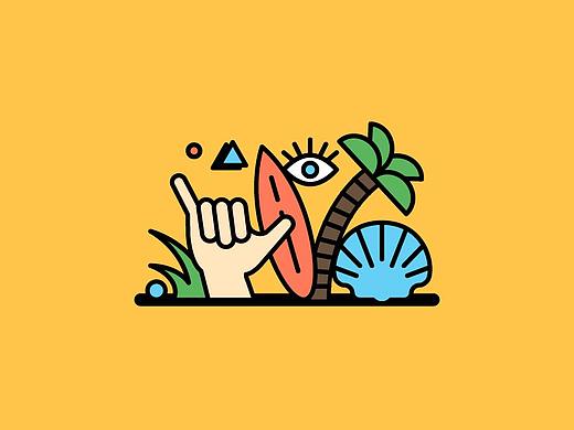 卡通插畫 圖標(biāo)（個人主頁-ZNDE4NDM3MDg=） - 圖案 - 站酷設(shè)計師旅途風(fēng)景原創(chuàng)素材 - 站酷ZCOOL