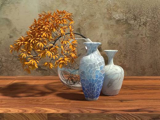 秋陶瓷作品（个人主页-ZNjIwNzQzODQ=） - 其他三维 - 站酷设计师nai风先生原创素材 - 站酷ZCOOL