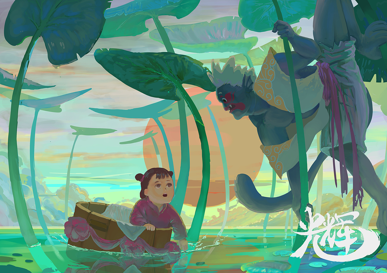 厚涂练习（图ZMjAzOTYxNjEy） - 商业插画 - 站酷设计师光辉系我原创素材 - 站酷ZCOOL