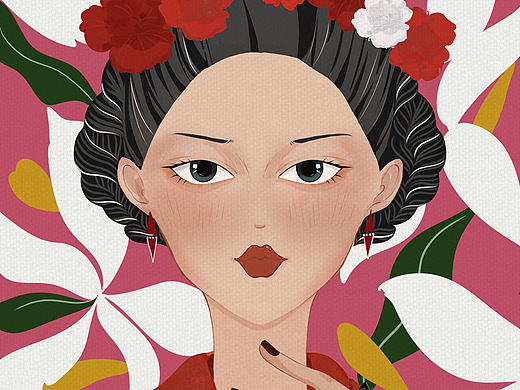 人物插画｜弗里达