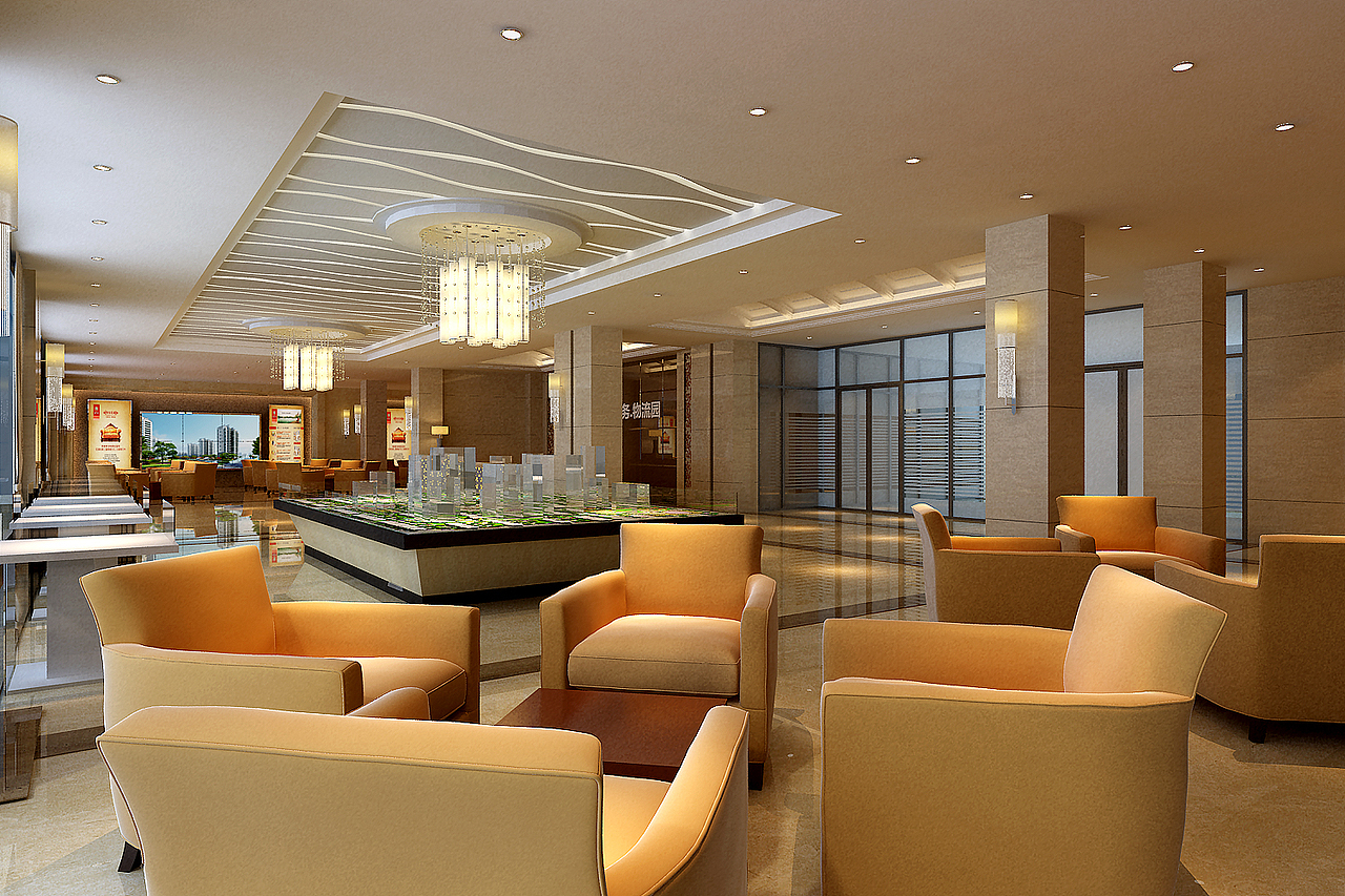 江苏扬州高邮诚信电子商务物流园售楼处（图ZMTQxMTgzODg=） - 家装设计 - 站酷设计师wangzhongsai原创素材 - 站酷ZCOOL