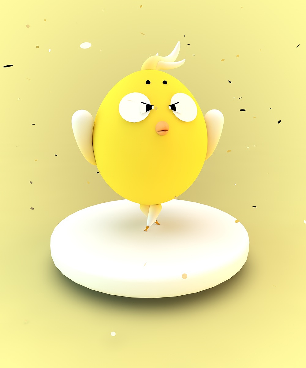 c4d卡通人物|三维|动画/影视|jl_0505_原创作品-站酷zcool