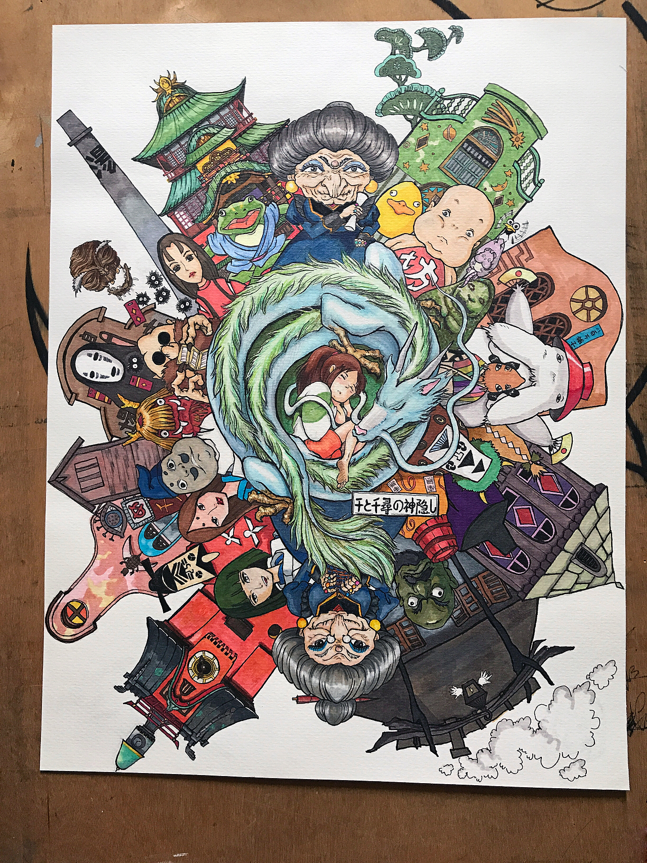 初心1——《千与千寻之神隐少女》(图ZNzc5OTQwMTY=) - 艺术插画 - 站酷设计师夜凝原创素材 - 站酷ZCOOL