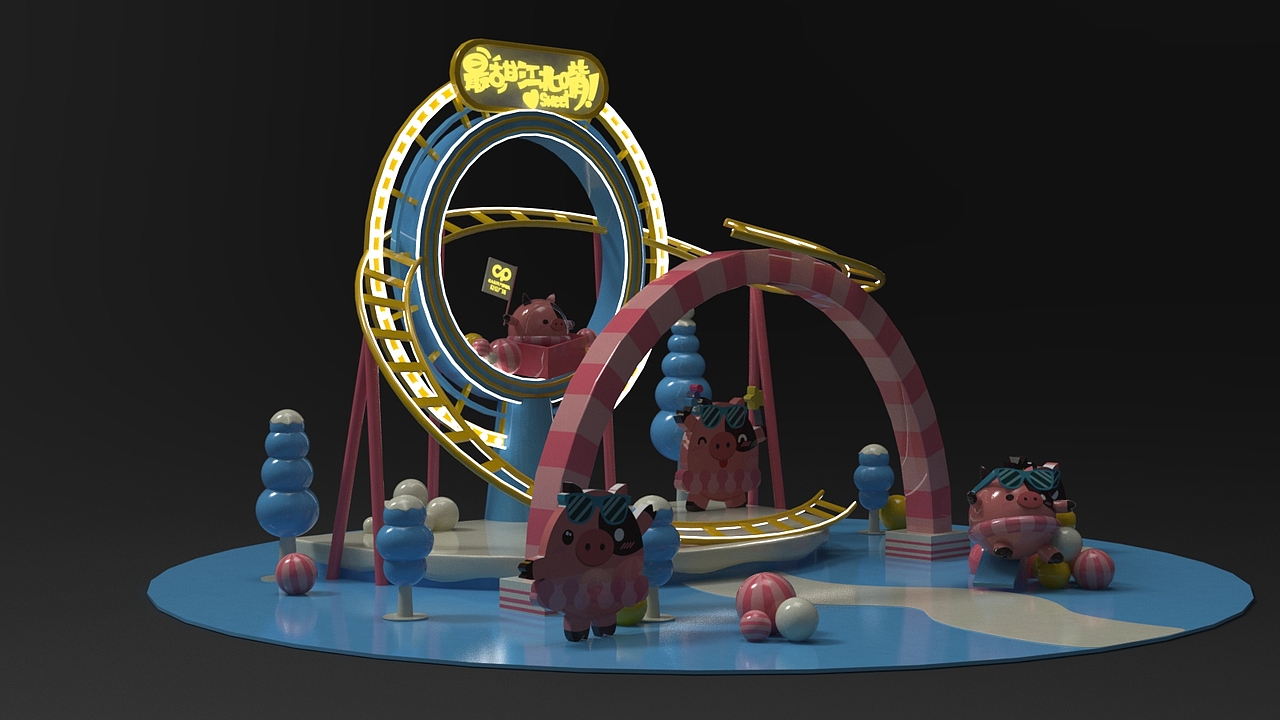 财信广场3周年美陈包装(重庆)