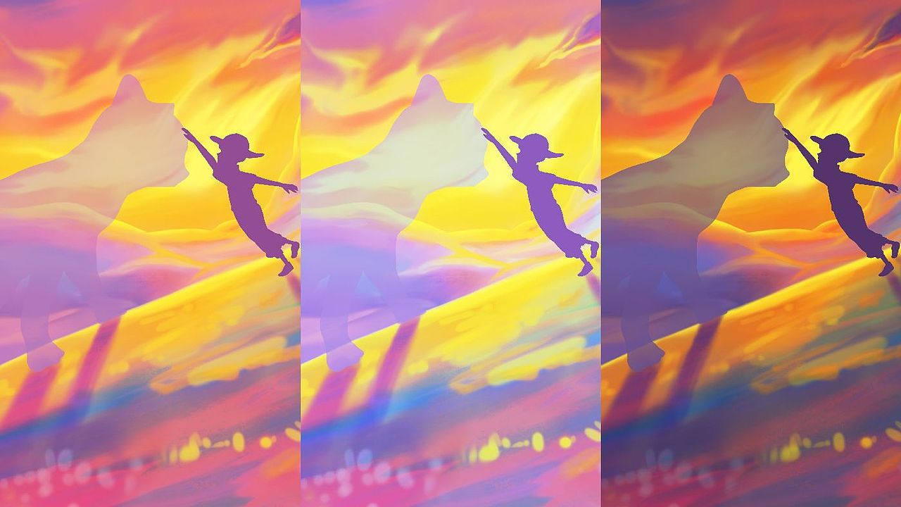 绘梦系列插画|少年和猫灵