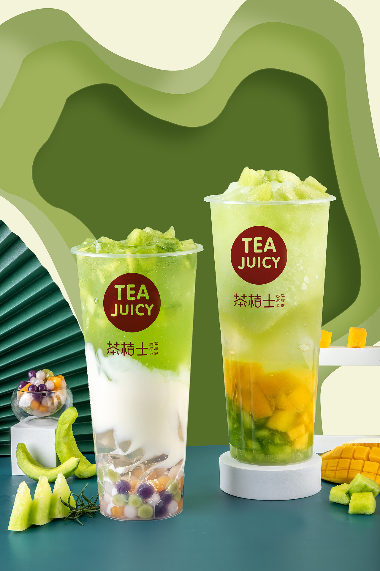 玫珑瓜系列水果茶|新式茶饮