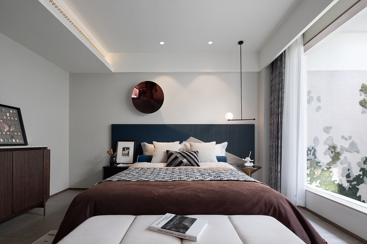 拓者设计吧首发 | 408㎡现代简约静谧生活-無相镜界