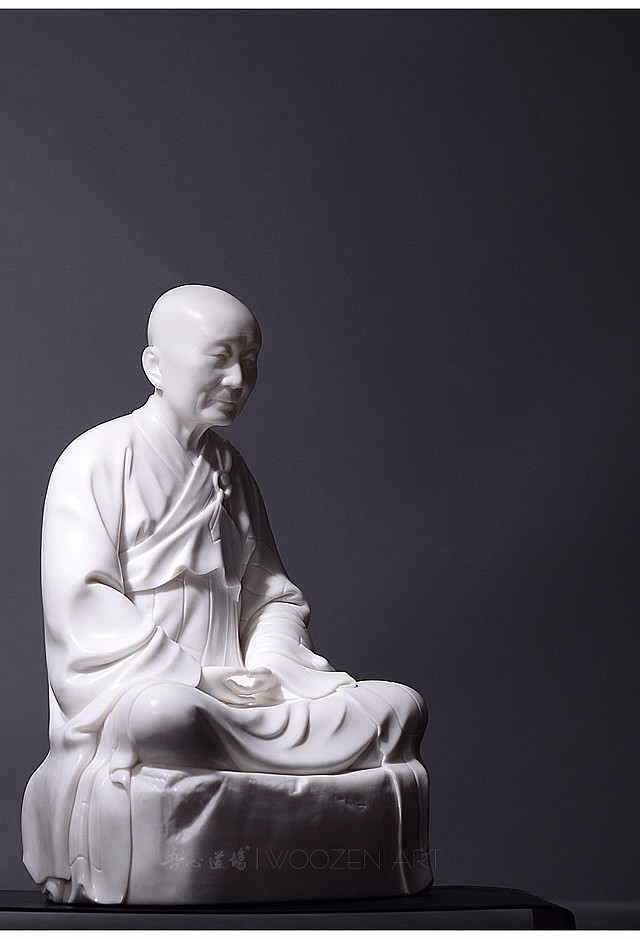 【限量版】 妙湛老和尚 法相 雕塑陶瓷工艺品