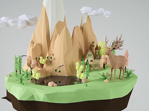 多边形建模练习