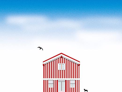 小清新--建筑系列插画