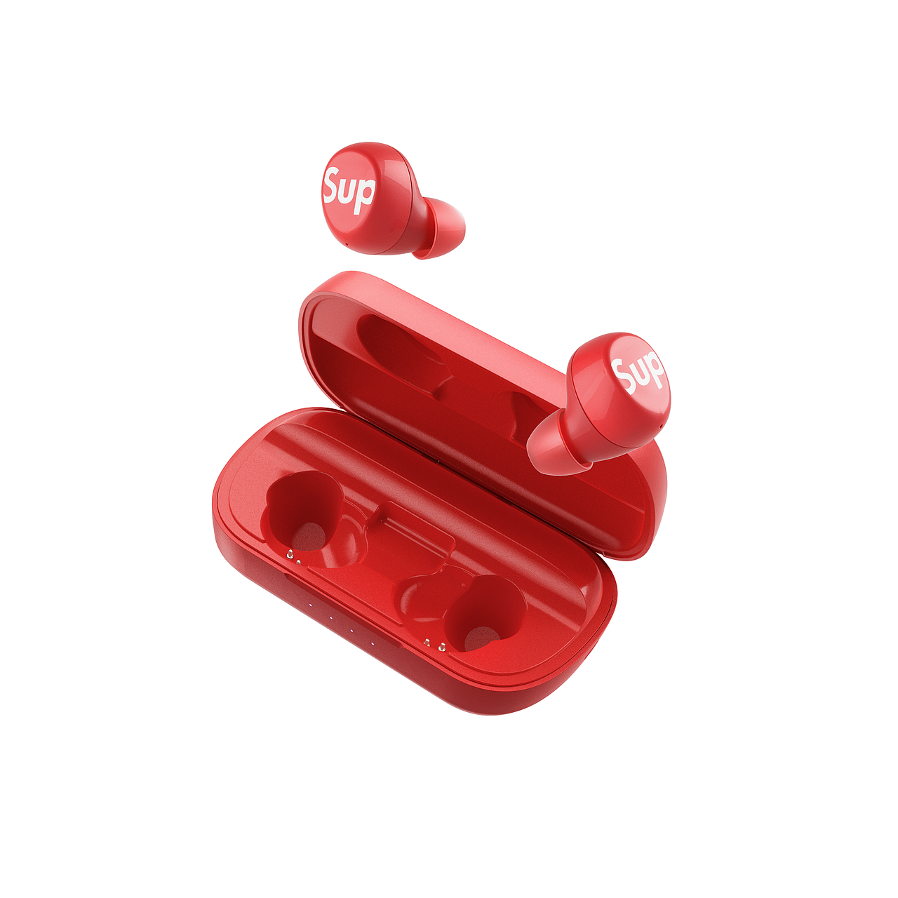 supreme蓝牙耳机渲染