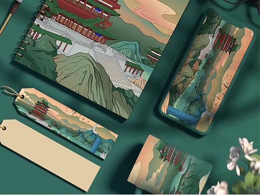 国潮风插画