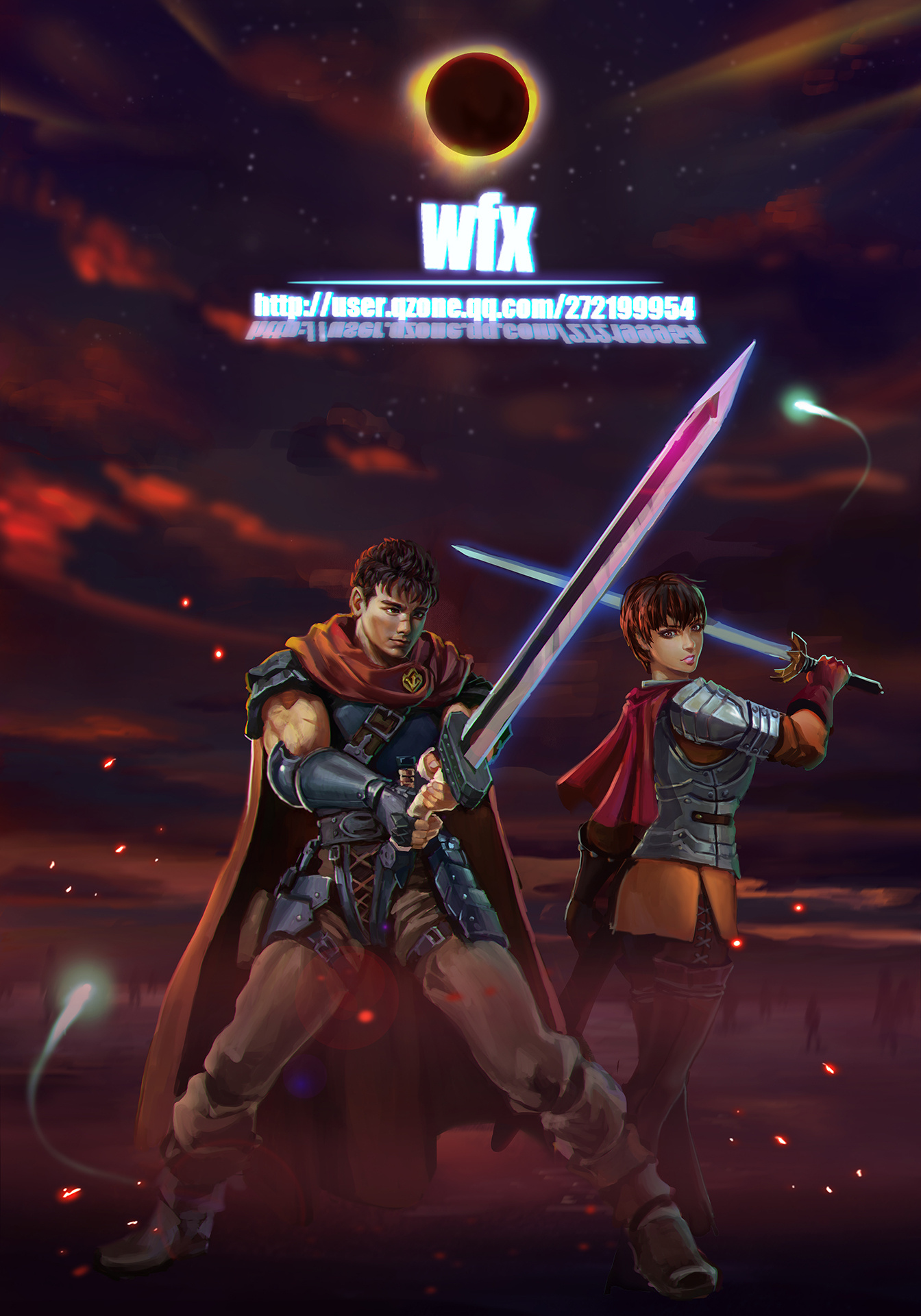 忙里偷闲的格斯和卡思嘉