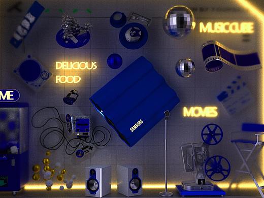 三星T7 Shield创意海报设计（占坑）