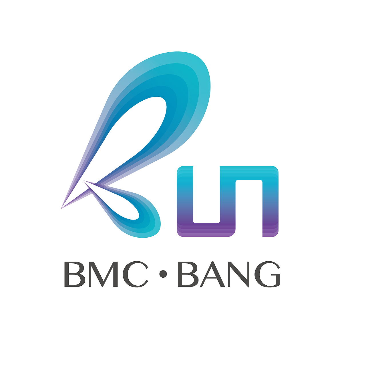 跑为英文单词run 马拉松英文首字母为m, 故将logo抽象为rm,在将m做