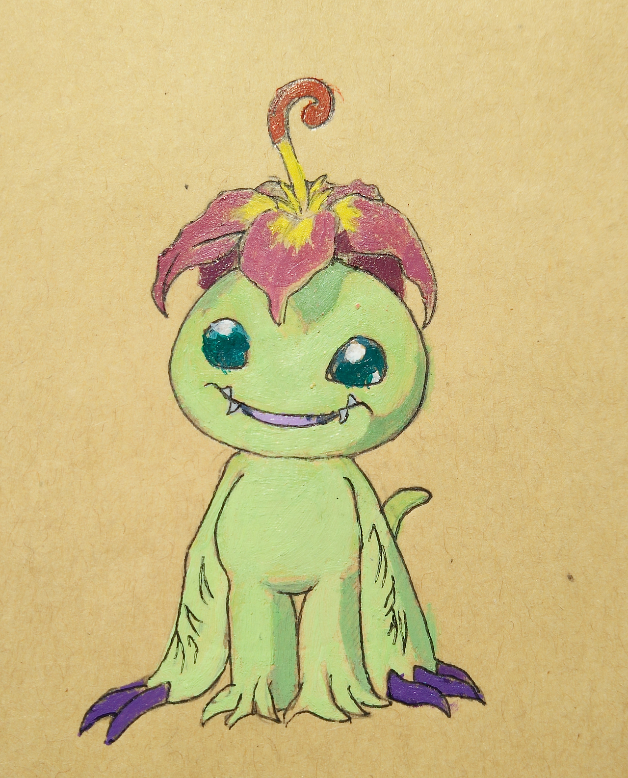 数码宝贝--【手绘/丙烯】（图ZNTI2MDc0NzY=） - 创作习作 - 站酷设计师糖可乐tangkele原创素材 - 站酷ZCOOL