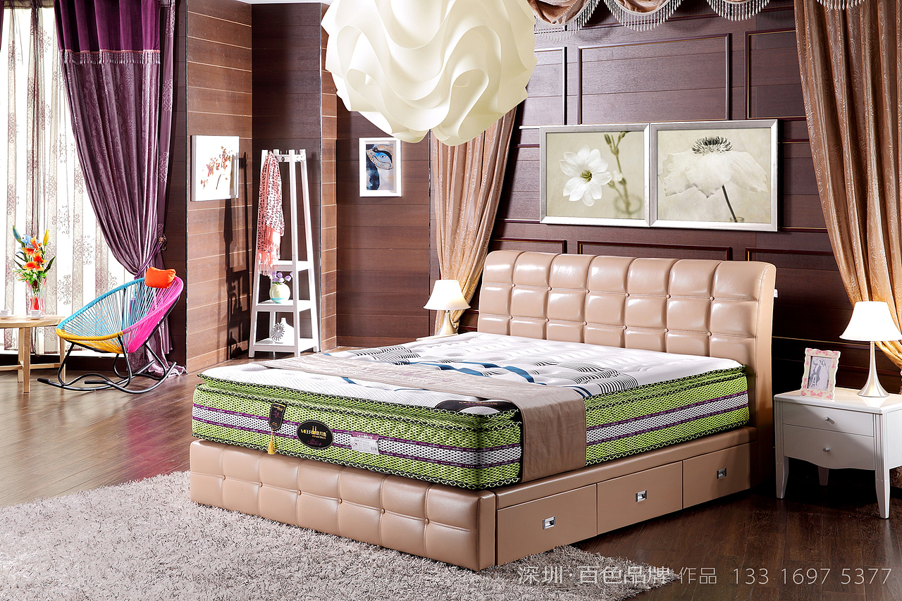 软床床垫摄影设计-蜜月岛（皮床、负离子床垫）（图ZMTAxNzQzMzky） - 产品摄影 - 站酷设计师深圳百色品牌原创素材 - 站酷ZCOOL