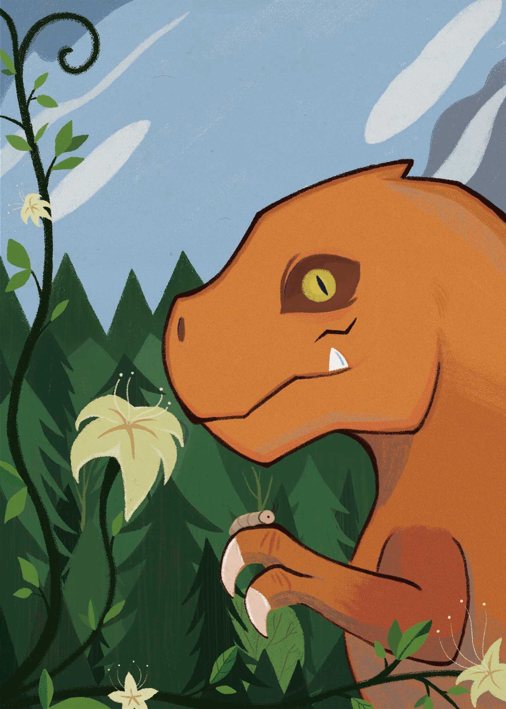 给《恐龙王》画的内插