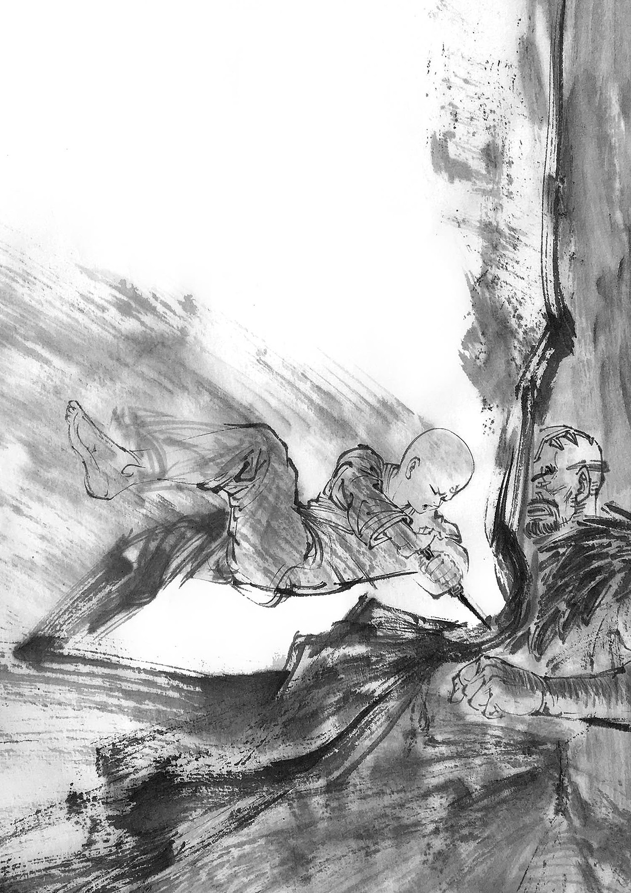 【呢喃】 第四回 破墨(原创水墨武侠漫画)