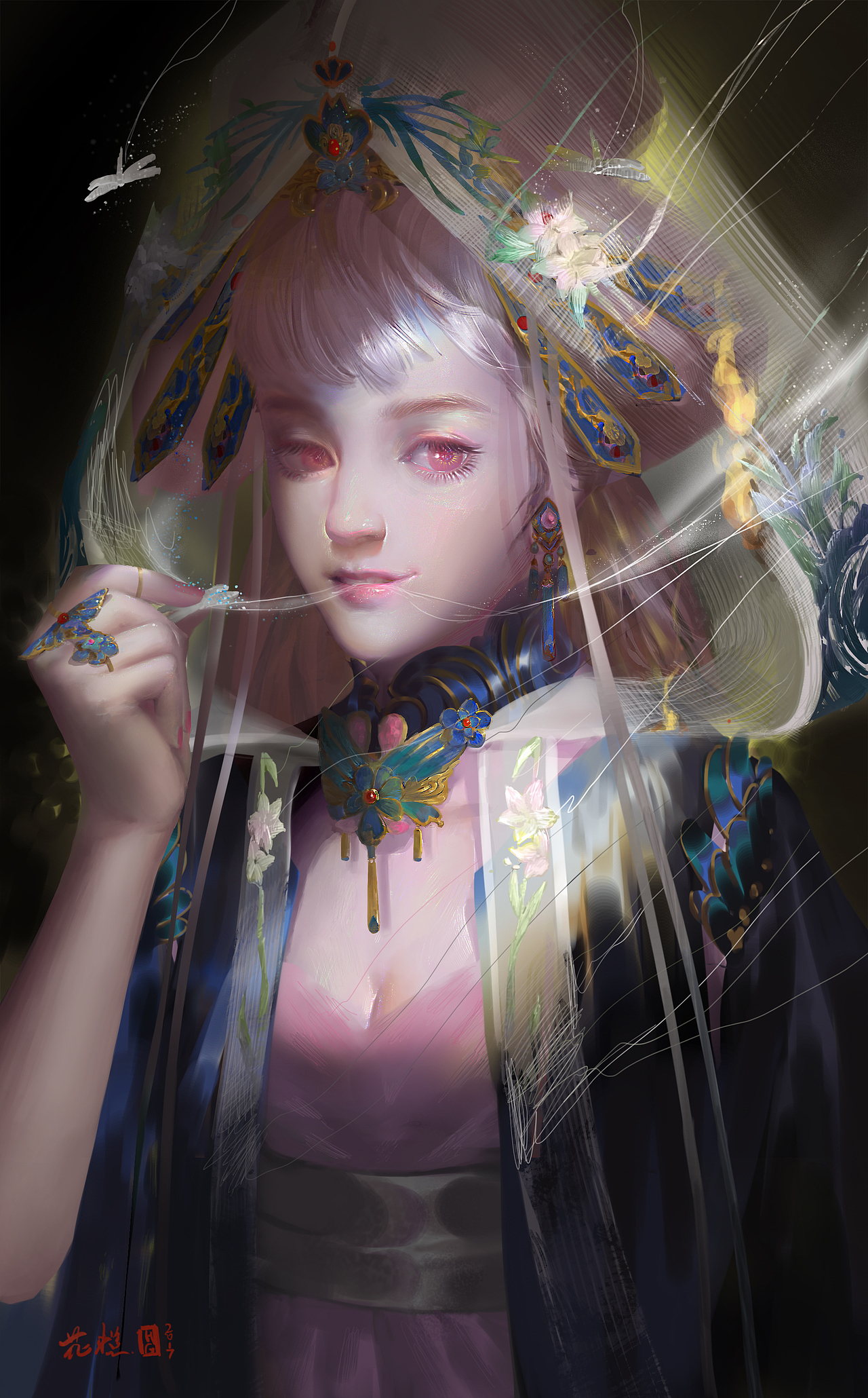 【种下一只美少女系列】（图ZMTIyNTAyMTY0） - 创作习作 - 站酷设计师花兰台原创素材 - 站酷ZCOOL