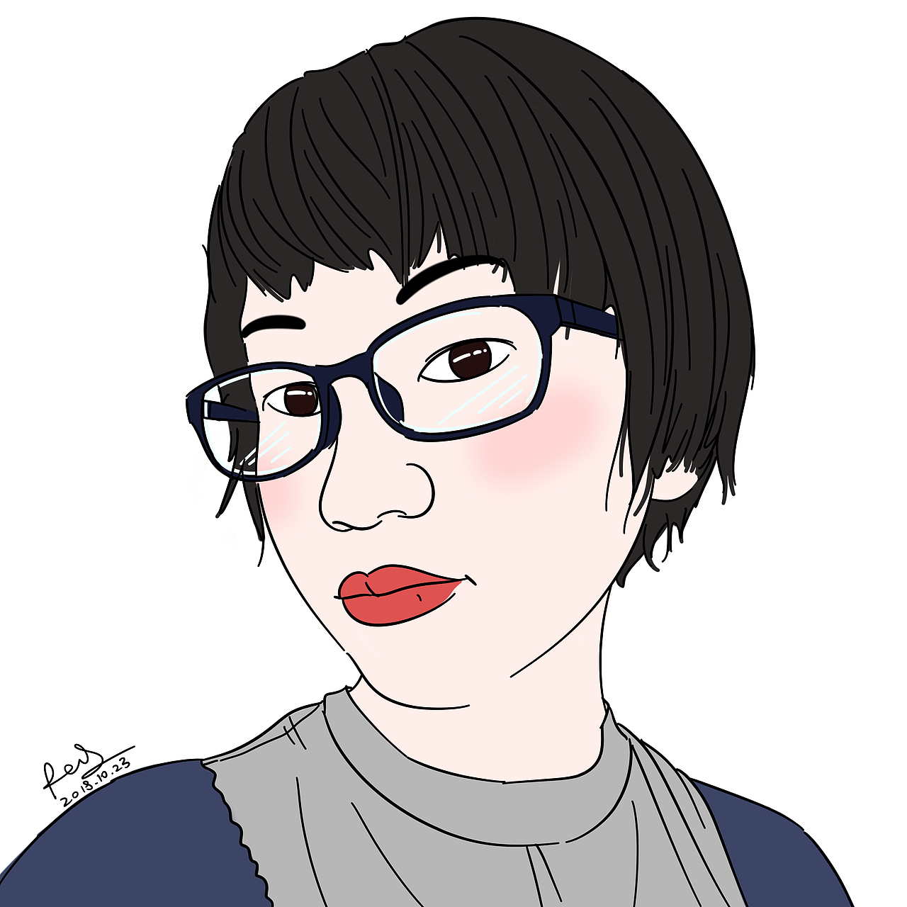 画周围的人 1（图ZMTMyODAzNTgw） - 创作习作 - 站酷设计师杜胖胖胖子原创素材 - 站酷ZCOOL