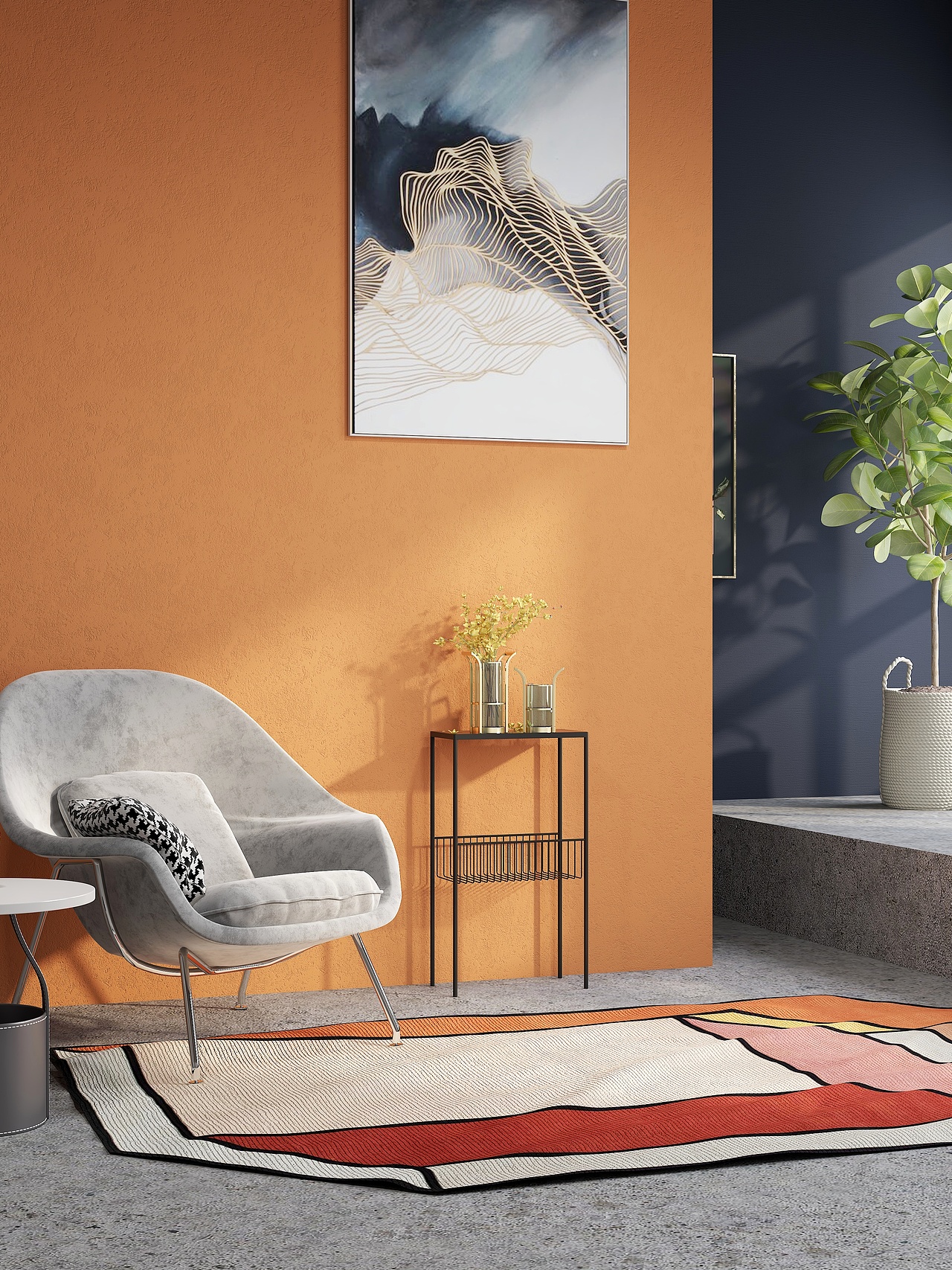 置物架产品设计与渲染