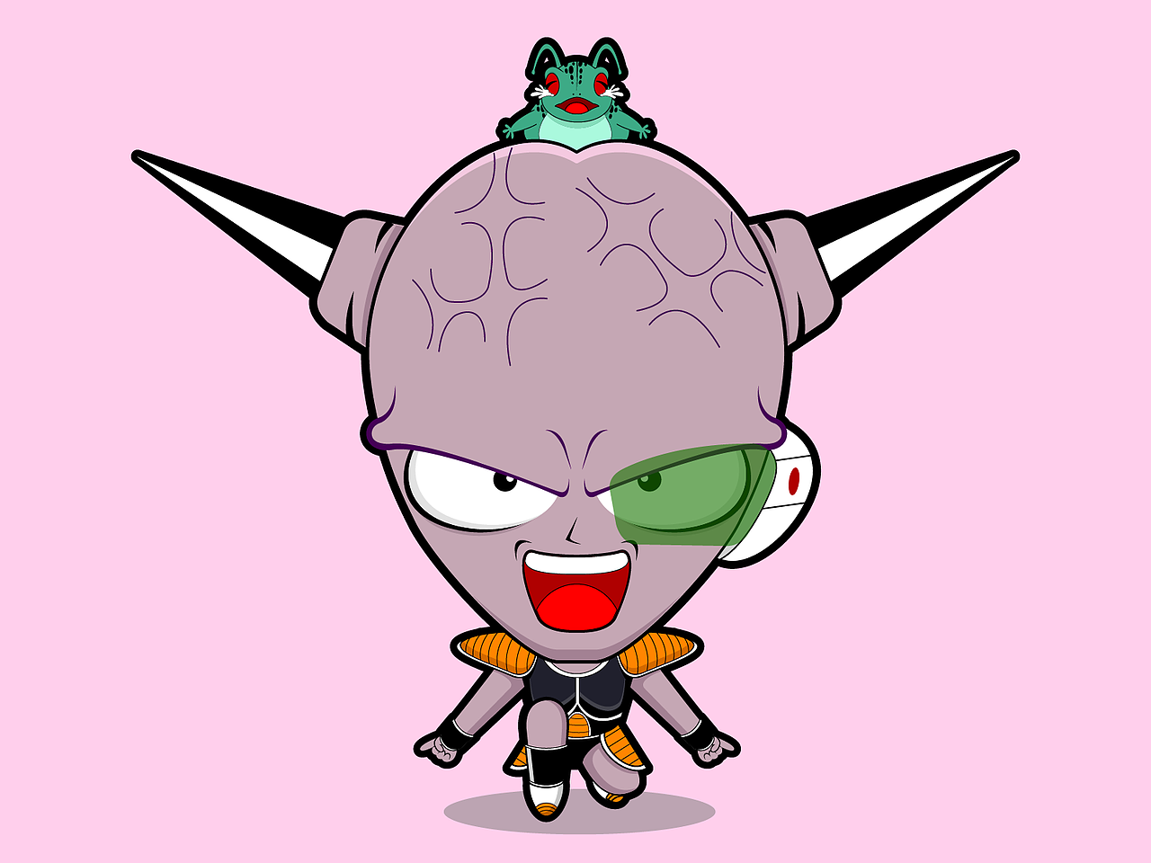 插画｜龙珠卡通形象（图ZMTk3Mzg5MDMy） - 创作习作 - 站酷设计师海星罐头原创素材 - 站酷ZCOOL