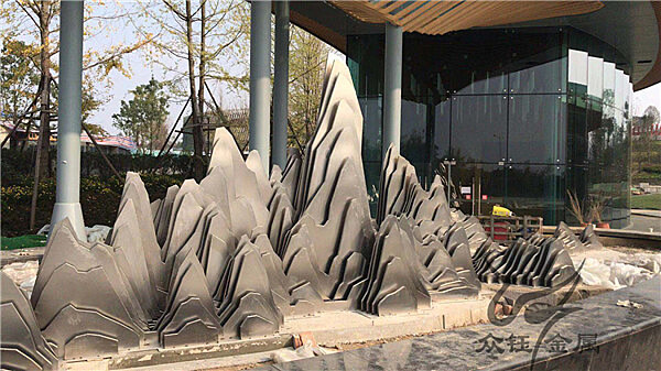 不锈钢雕塑 户外大型园林景观摆件
