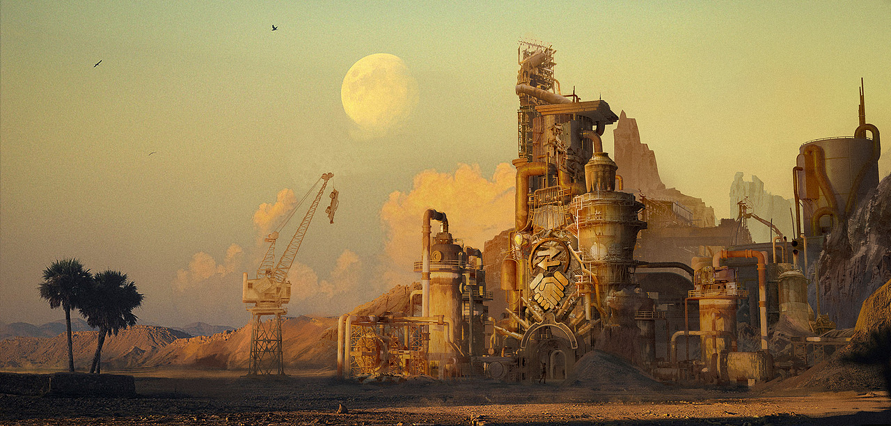 废土朋克|插画|概念设定|嚎嚎嚎_原创作品-站酷zcool