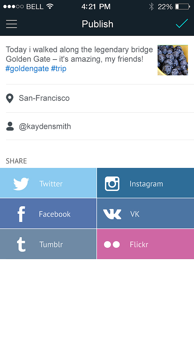 “findme”分享app UI界面设计