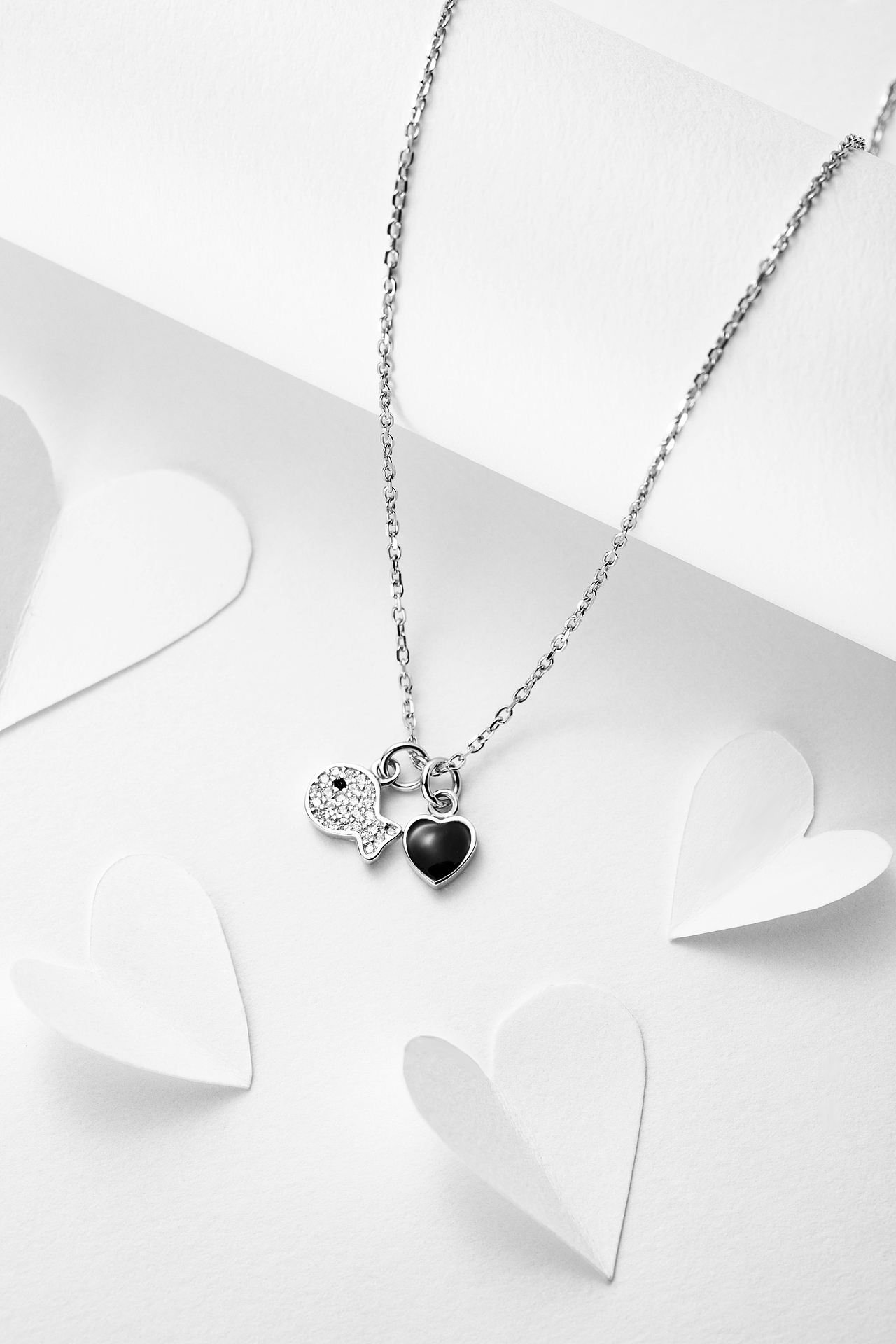 首饰银饰品项链拍摄