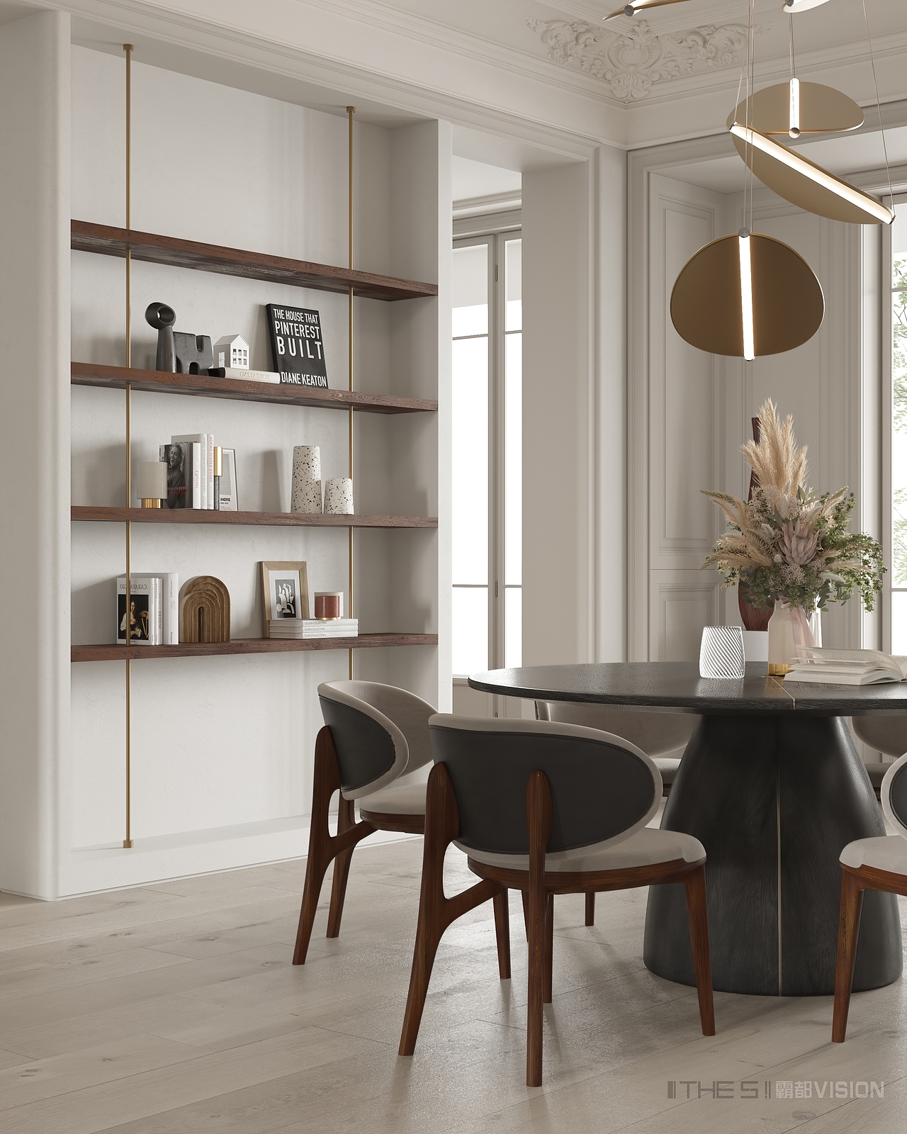 法式现代主义 铁蛋和翠花得新居 一层（图ZMjgxOTIzMTQ4） - 家装设计 - 站酷设计师霸都THES原创素材 - 站酷ZCOOL