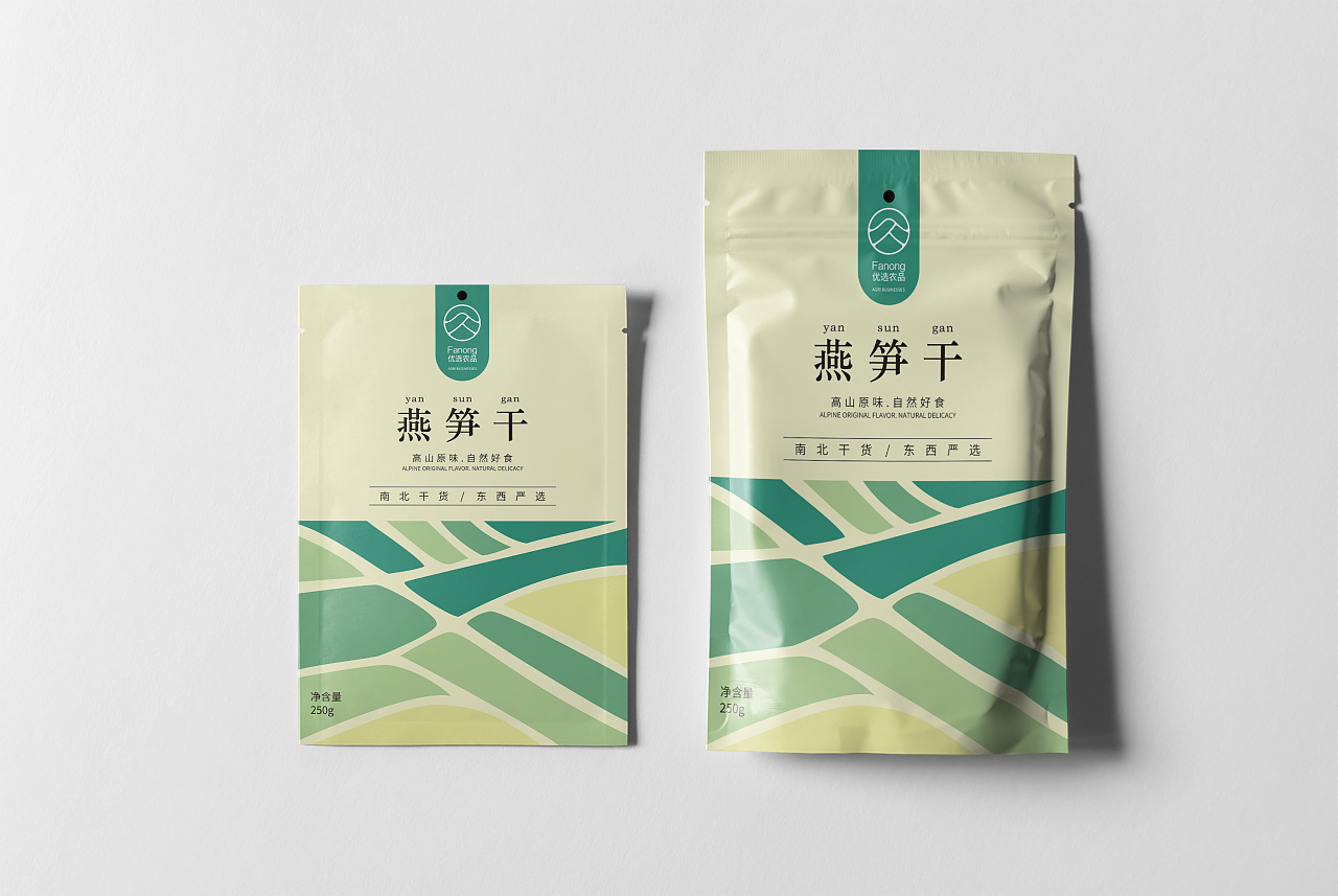 农产品南北干货燕笋干包装袋