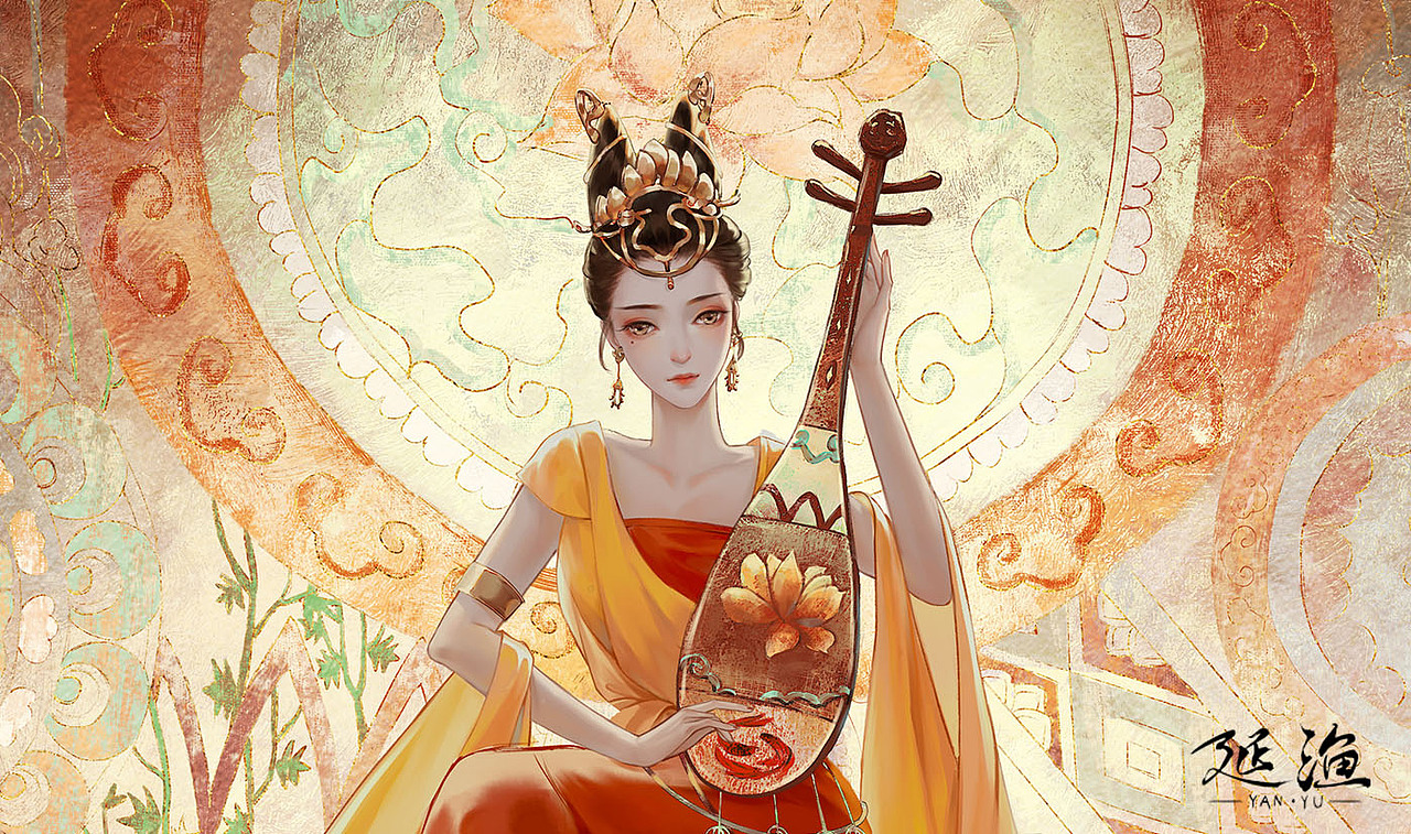 古风插画（图ZMjU1NjA3NTQ0） - 商业插画 - 站酷设计师延渔原创素材 - 站酷ZCOOL